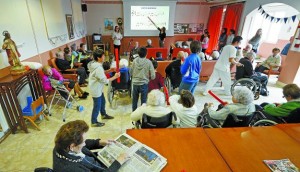 PROYECTO INTERGENERACIONAL EN EL COLEGIO JESUITAS . LOBO ALTUNA. DONOSTI 13.2.2017