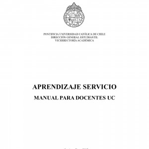 Aprendizaje Servicio. Manual para docentes UC