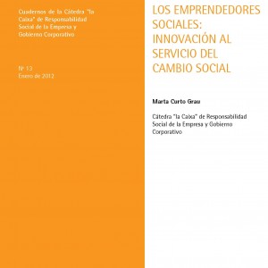 Los emprendedores sociales: innovación al servicio del cambio social